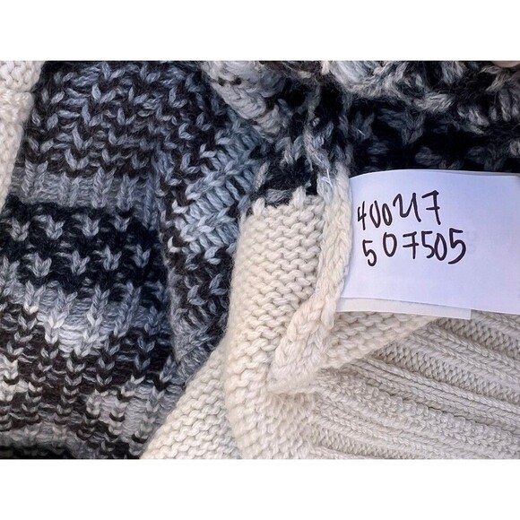 Brunello Cucinelli Ethnic Jacquard Turtleneck Sweater Fair Isle Roll Neck IT 50 - Picture 15 of 16